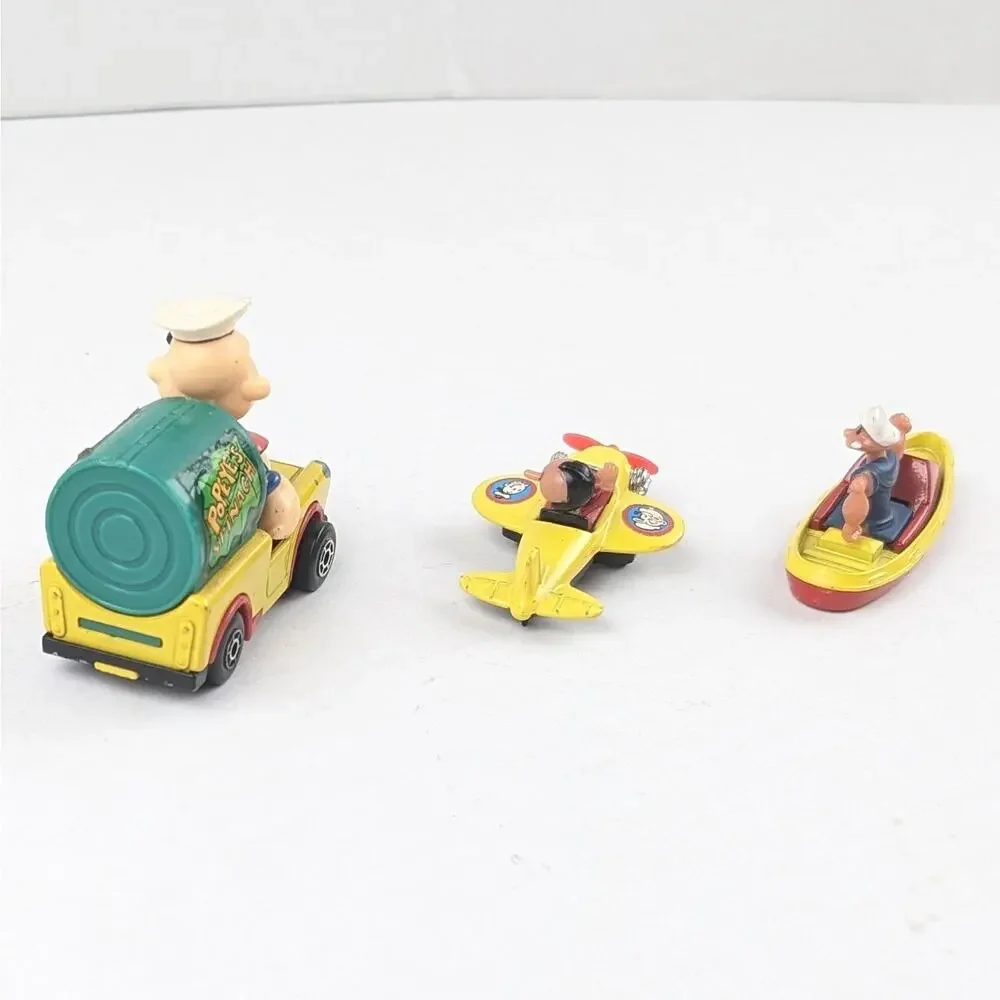 intage Popeye Die Cast Vehicle Lot Corgi Juniors Matchbox Lesney Olive